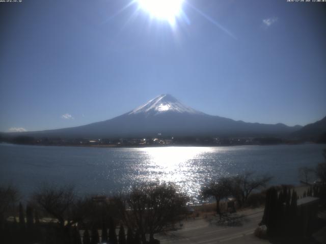 河口湖からの富士山