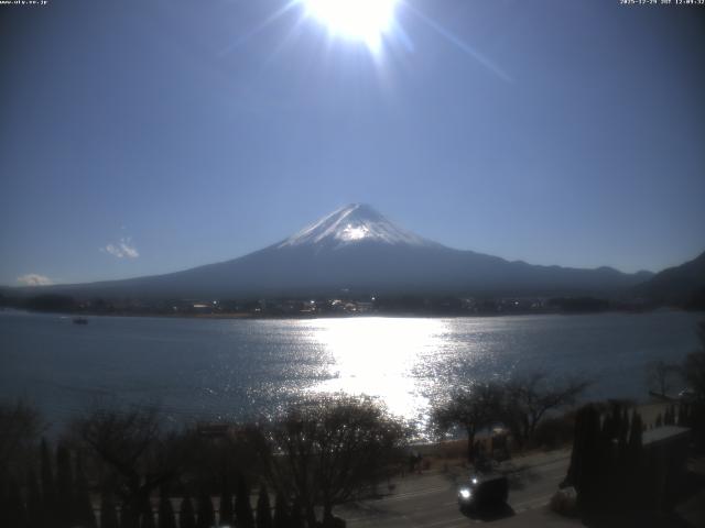 河口湖からの富士山