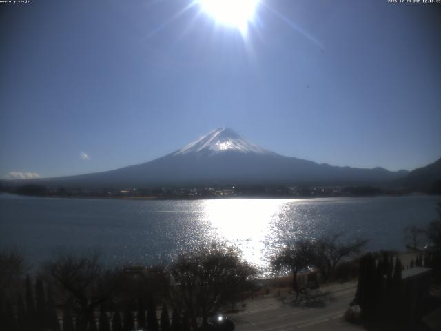 河口湖からの富士山