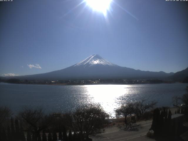 河口湖からの富士山