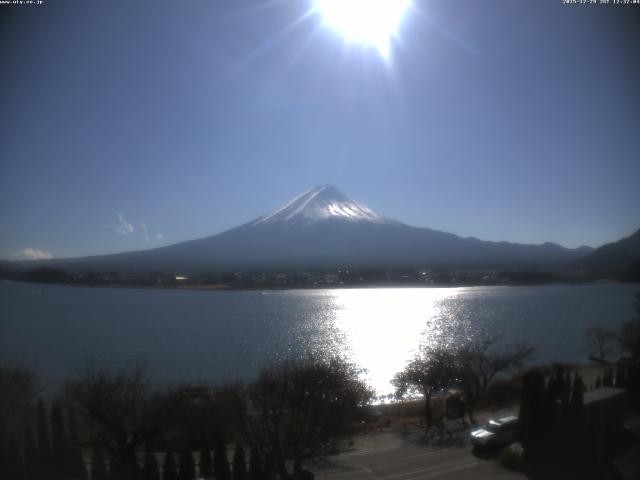河口湖からの富士山