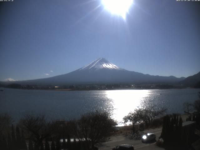 河口湖からの富士山