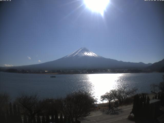 河口湖からの富士山