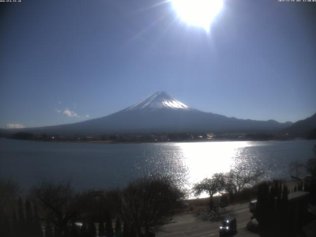 河口湖からの富士山
