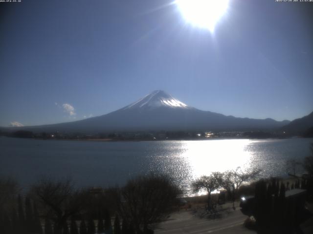 河口湖からの富士山