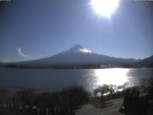 河口湖からの富士山