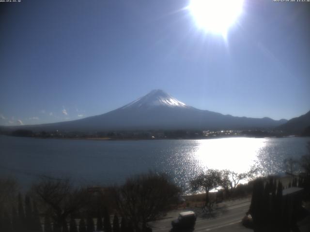 河口湖からの富士山