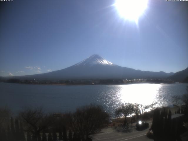 河口湖からの富士山