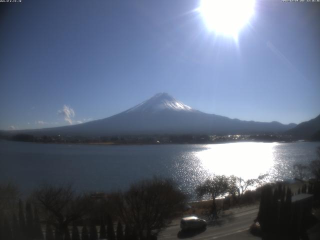 河口湖からの富士山