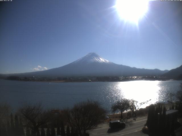 河口湖からの富士山