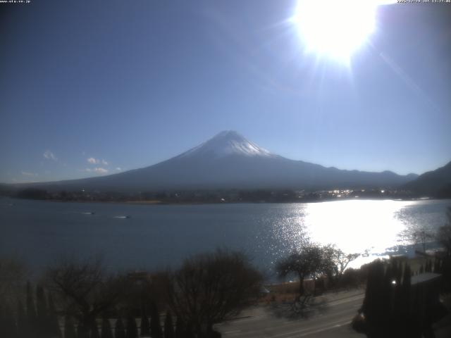 河口湖からの富士山