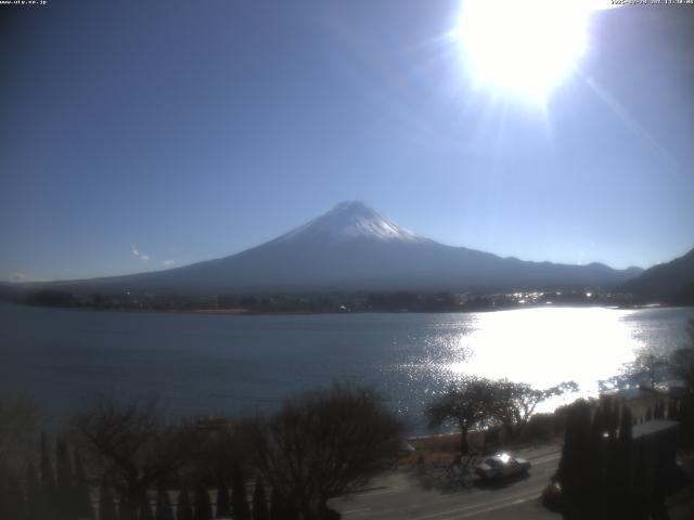 河口湖からの富士山