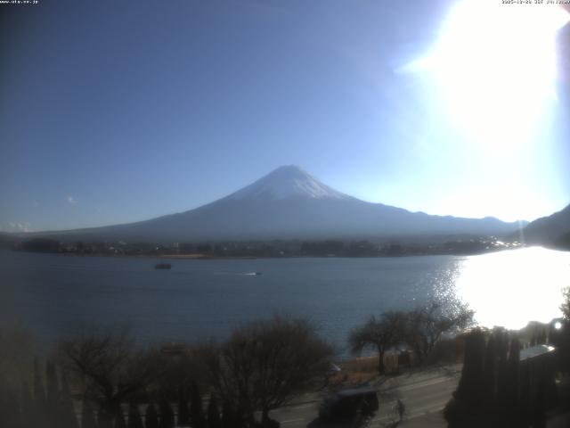 河口湖からの富士山