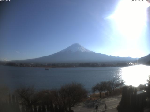 河口湖からの富士山