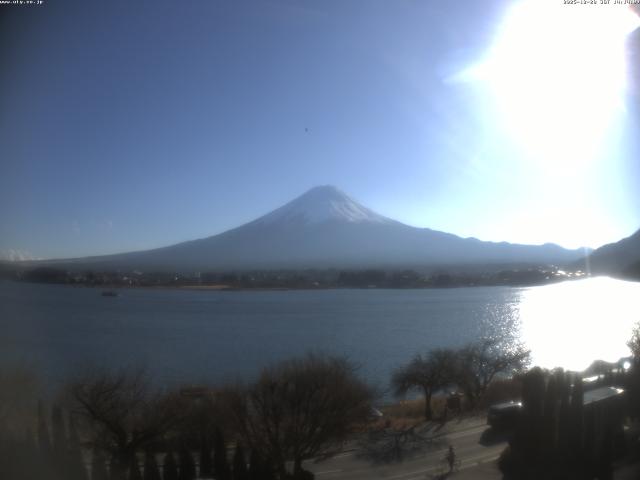 河口湖からの富士山