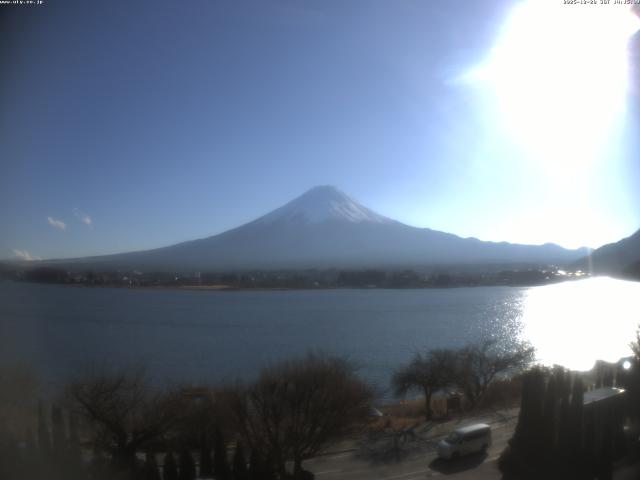 河口湖からの富士山