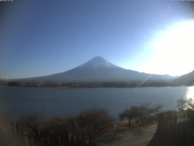 河口湖からの富士山
