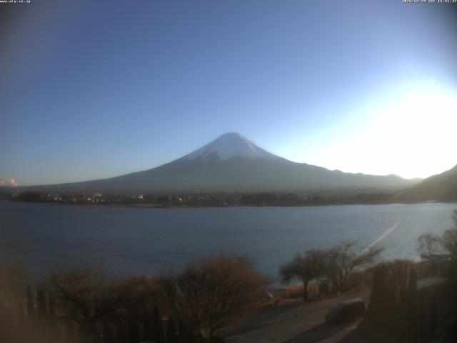 河口湖からの富士山