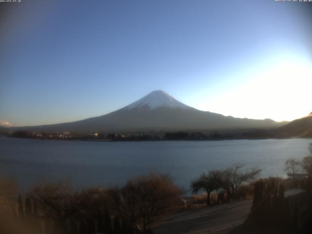 河口湖からの富士山