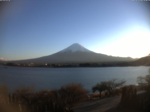 河口湖からの富士山