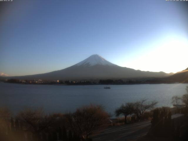 河口湖からの富士山