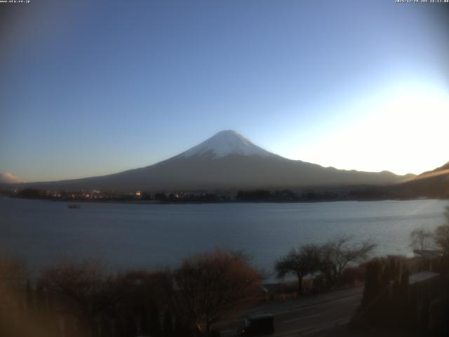 河口湖からの富士山