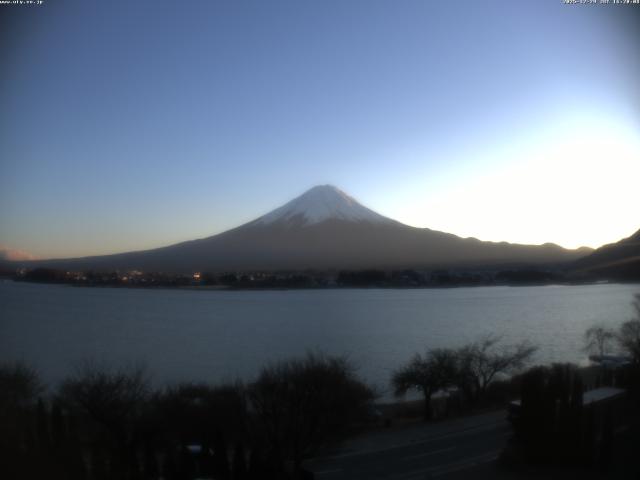 河口湖からの富士山