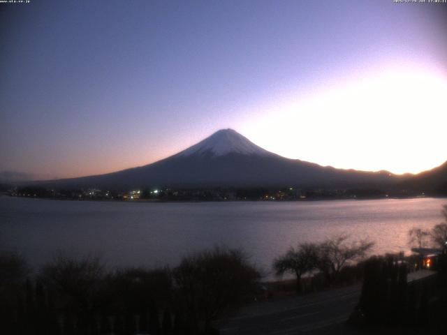 河口湖からの富士山