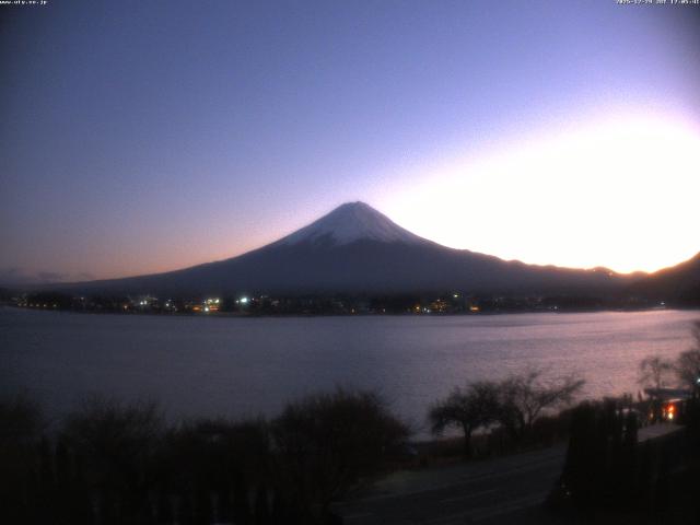 河口湖からの富士山