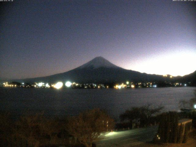 河口湖からの富士山