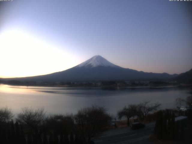 河口湖からの富士山