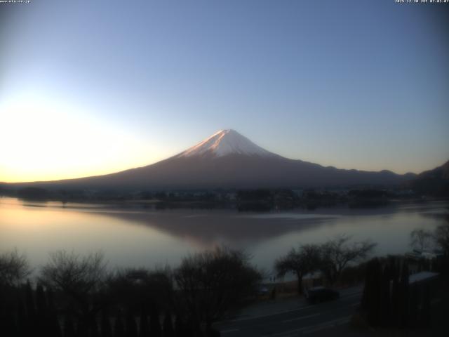 河口湖からの富士山