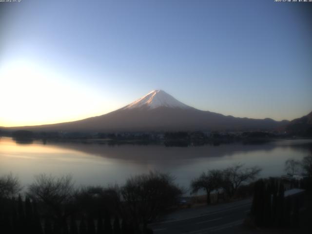 河口湖からの富士山