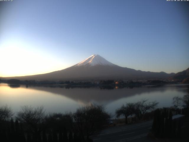 河口湖からの富士山