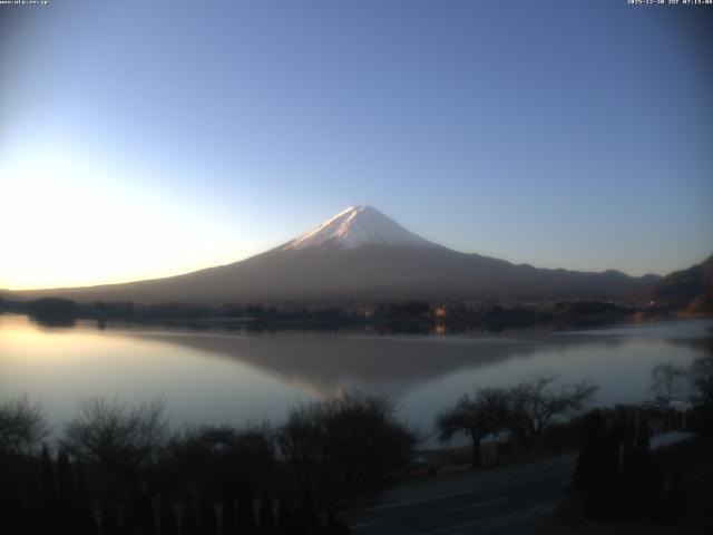 河口湖からの富士山