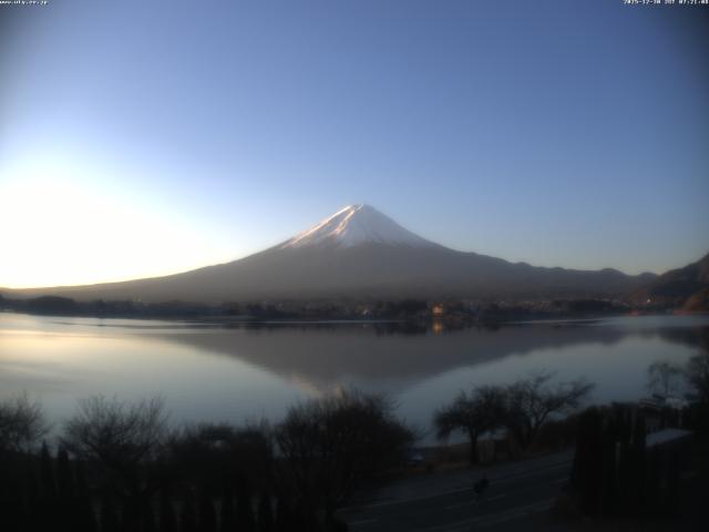 河口湖からの富士山