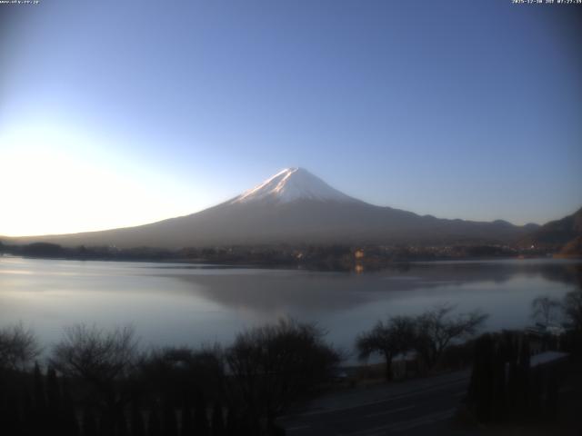 河口湖からの富士山
