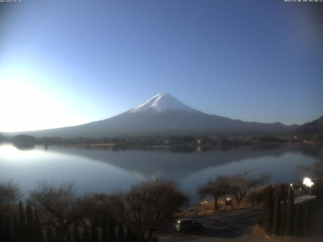 河口湖からの富士山