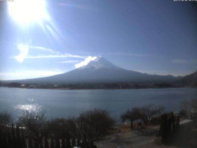 河口湖からの富士山