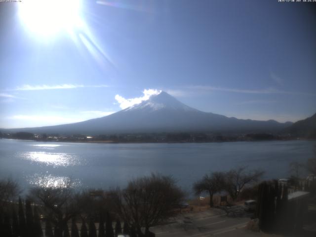 河口湖からの富士山