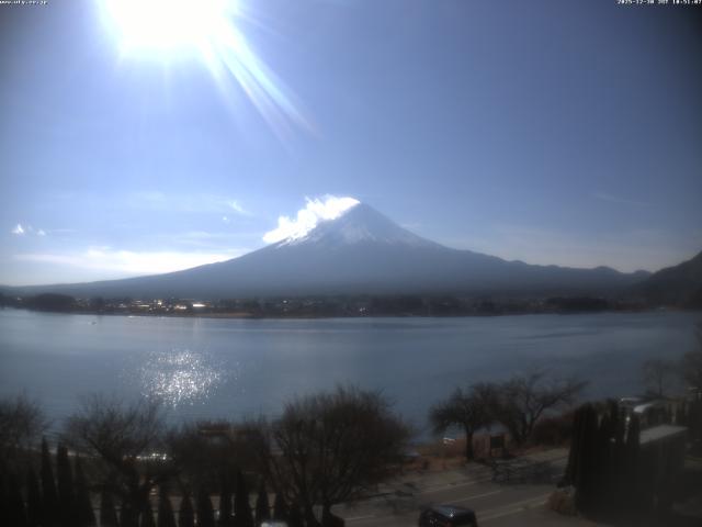 河口湖からの富士山