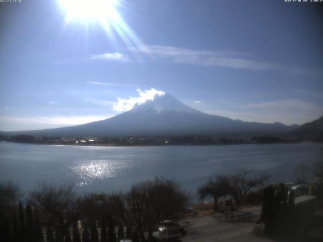 河口湖からの富士山