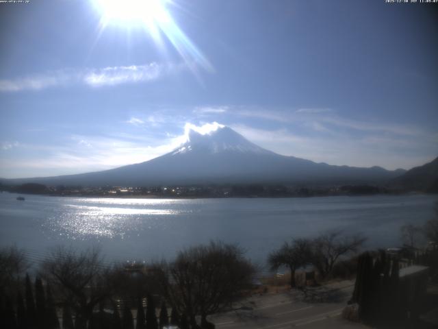 河口湖からの富士山