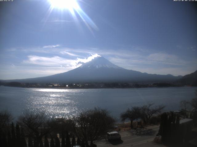 河口湖からの富士山