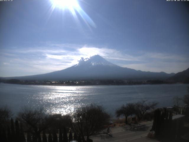 河口湖からの富士山