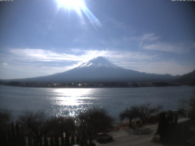 河口湖からの富士山