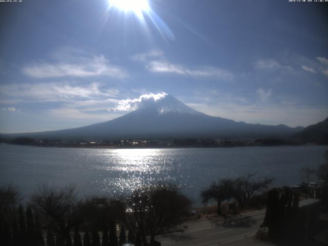 河口湖からの富士山