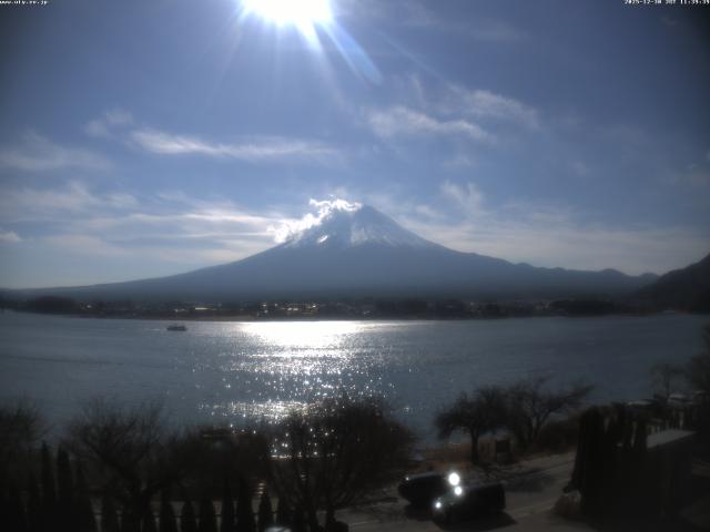 河口湖からの富士山