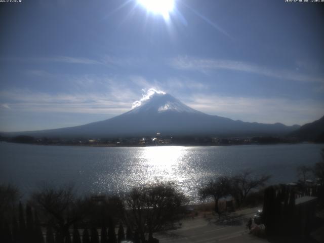 河口湖からの富士山