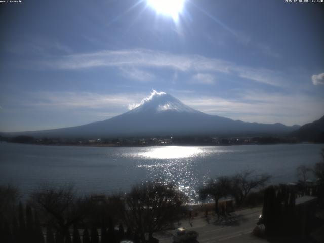 河口湖からの富士山